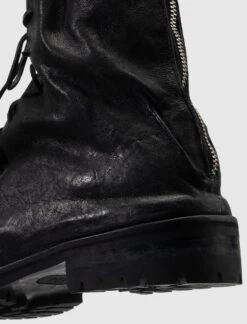 424 LACED UP BOOT "BLACK" -Men Fashion LACEDUPBOOTROUGHLEATHER 3