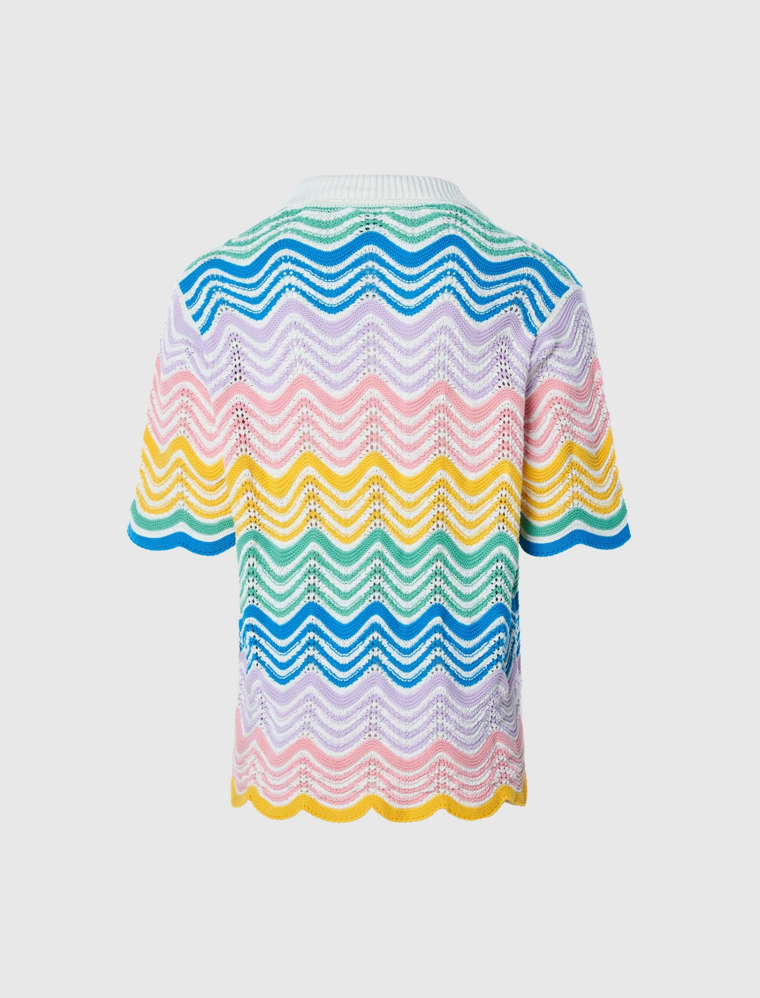 Casablanca WAVE KNIT SHIRT 3 Casablanca WAVE KNIT SHIRT - Image 3