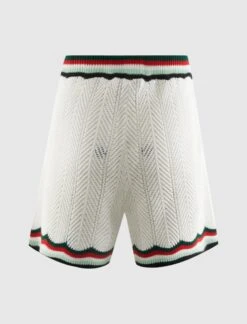 Casablanca CROCHET SHORTS 5 Casablanca CROCHET SHORTS -Men Fashion MPF25 KW 1010 01 BACK