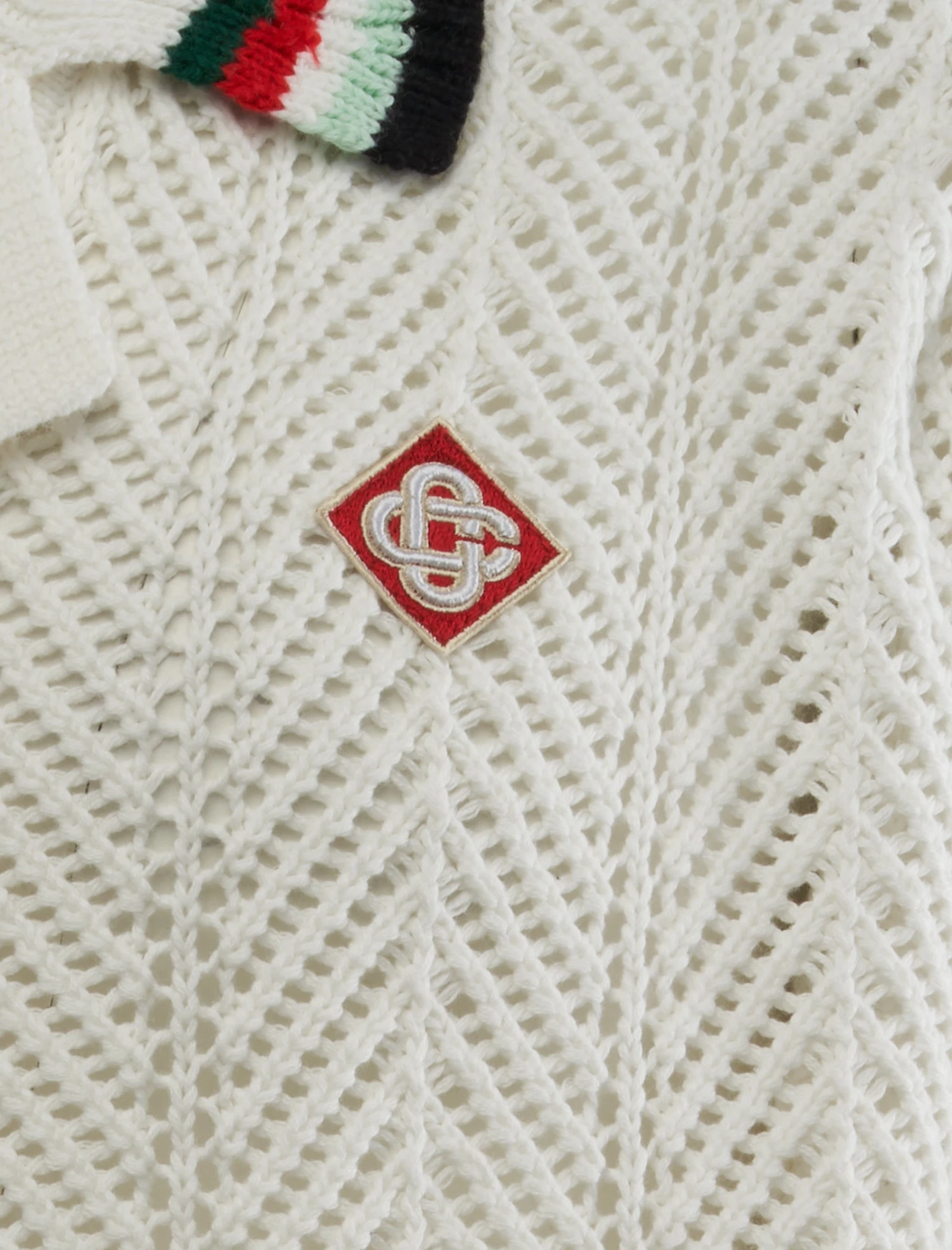 Casablanca SPORTY CROCHET SHIRT 2 Casablanca SPORTY CROCHET SHIRT - Image 2