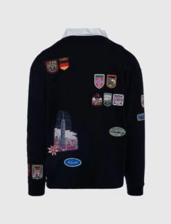 RUGBY SHIRT 5 RUGBY SHIRT -Men Fashion MRF24CS023 BLK 3