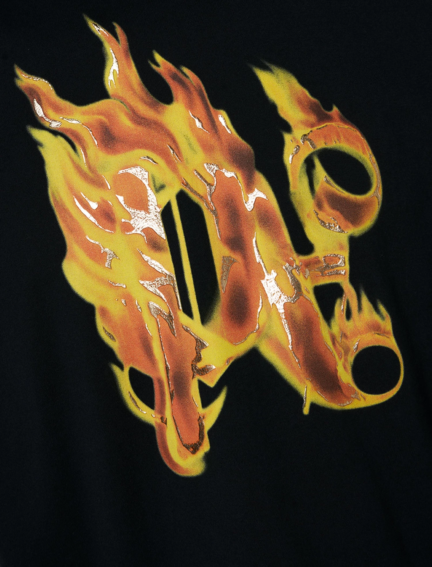 Palm Angels BURNING MONOGRAM TEE 2 Palm Angels BURNING MONOGRAM TEE - Image 2