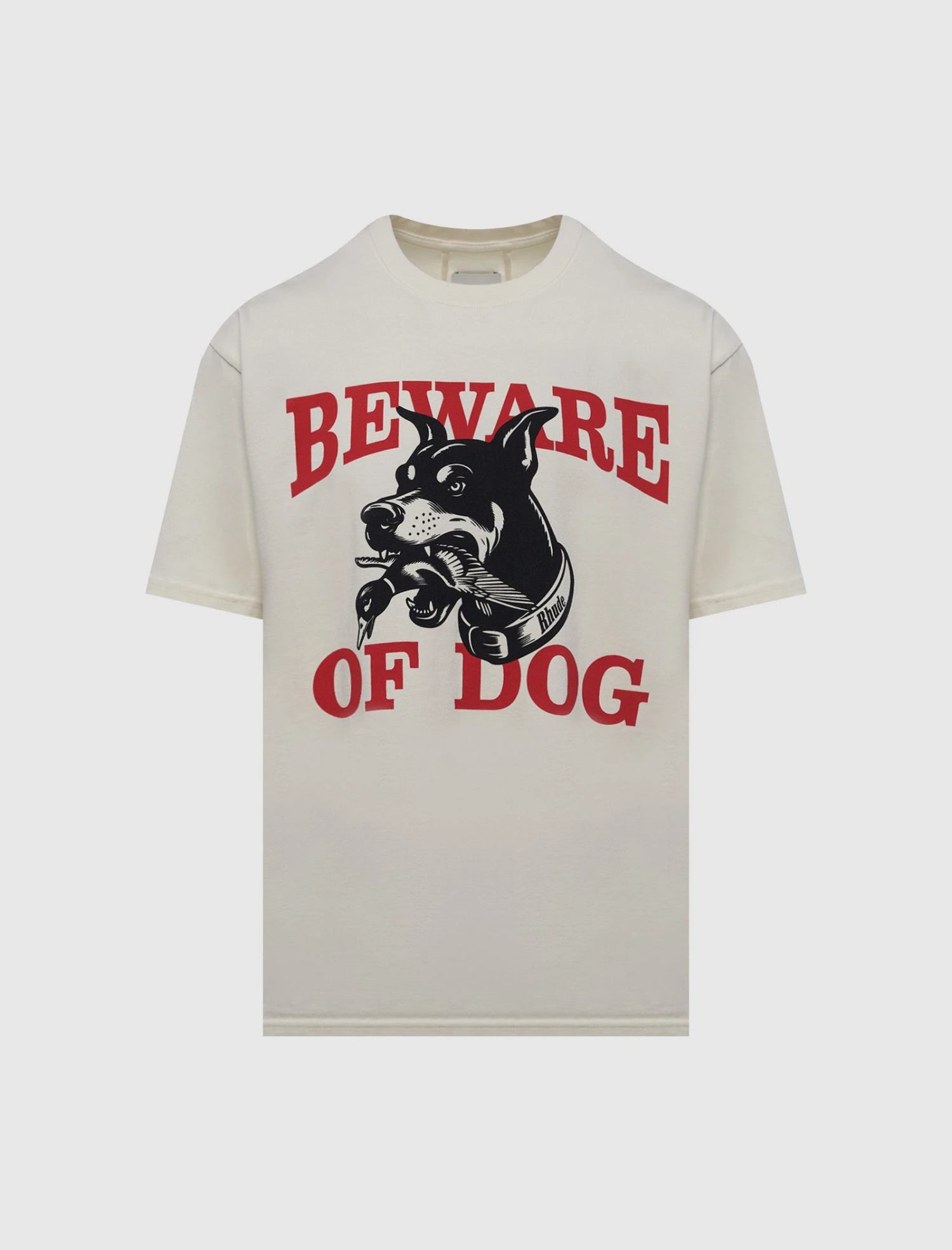 Rhude WARNING LOGO TEE 1 Rhude WARNING LOGO TEE