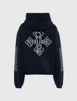 Rhude LOGO ZIP UP HOODIE 5 Rhude LOGO ZIP UP HOODIE -Men Fashion RHPF24HO05012 1 1