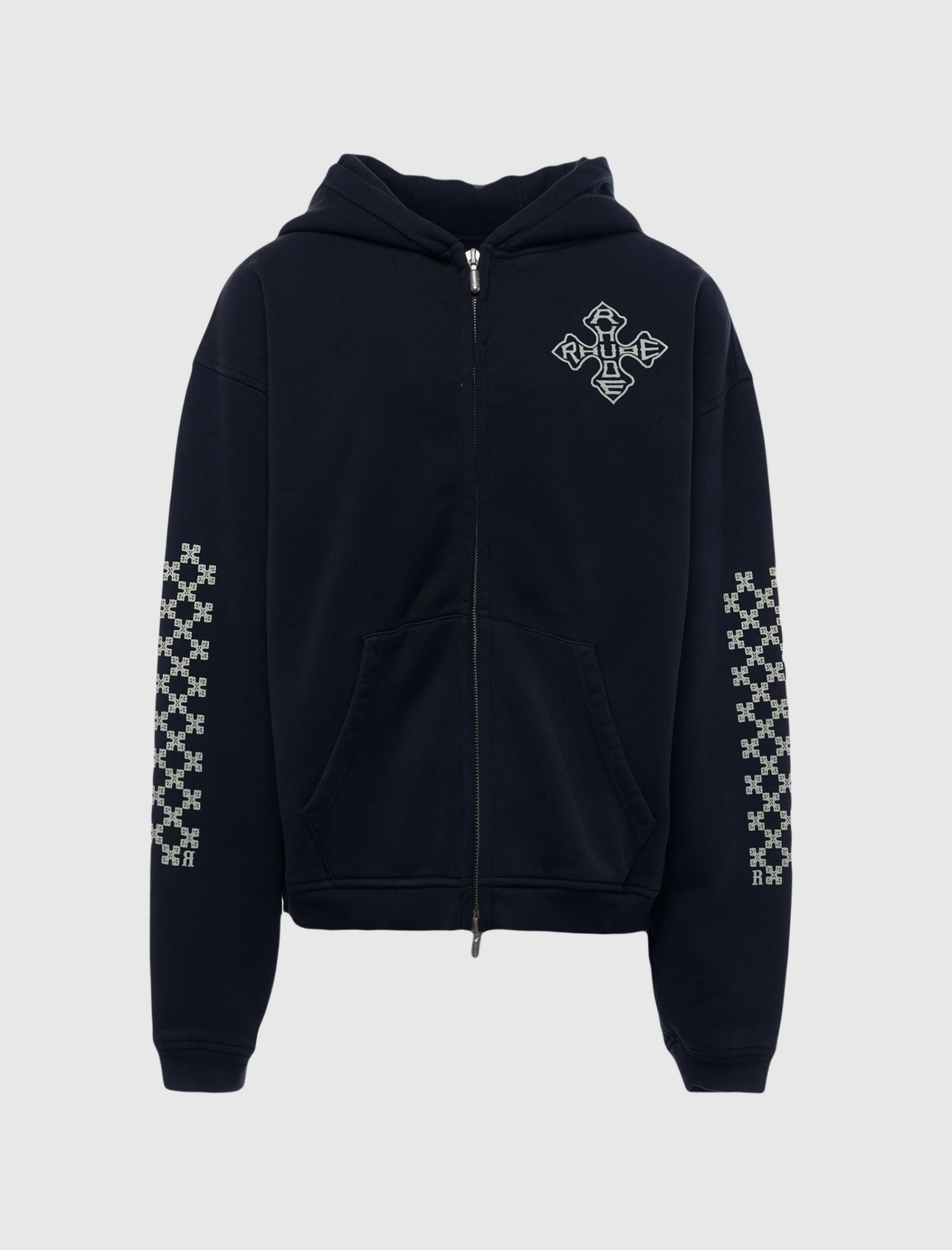 Rhude LOGO ZIP UP HOODIE 1 Rhude LOGO ZIP UP HOODIE