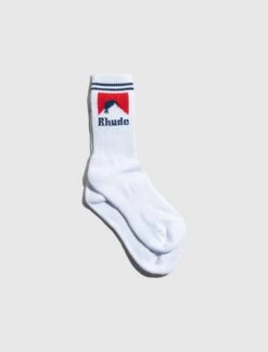 Men Fashion 12 Rhude MOONLIGHT SOCKS