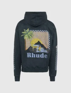 Rhude MOONLIGHT HOODIE 5 Rhude MOONLIGHT HOODIE -Men Fashion RHPS23HO01826610 BLK 1 2