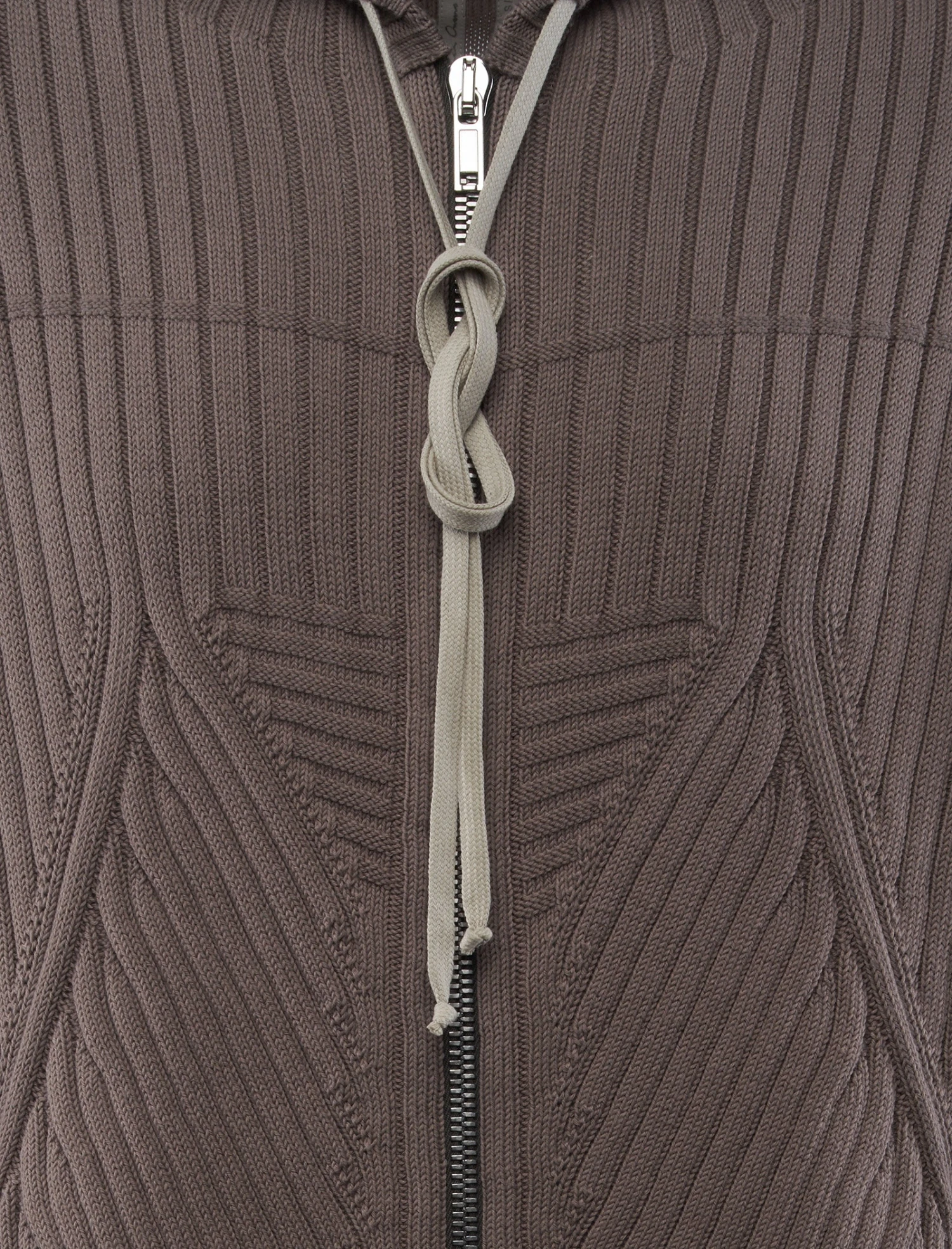 ZIPPED KNIT HOODIE 2 ZIPPED KNIT HOODIE - Image 2