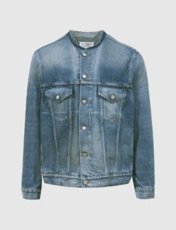 Maison Margiela COLLARLESS DENIM JACKET