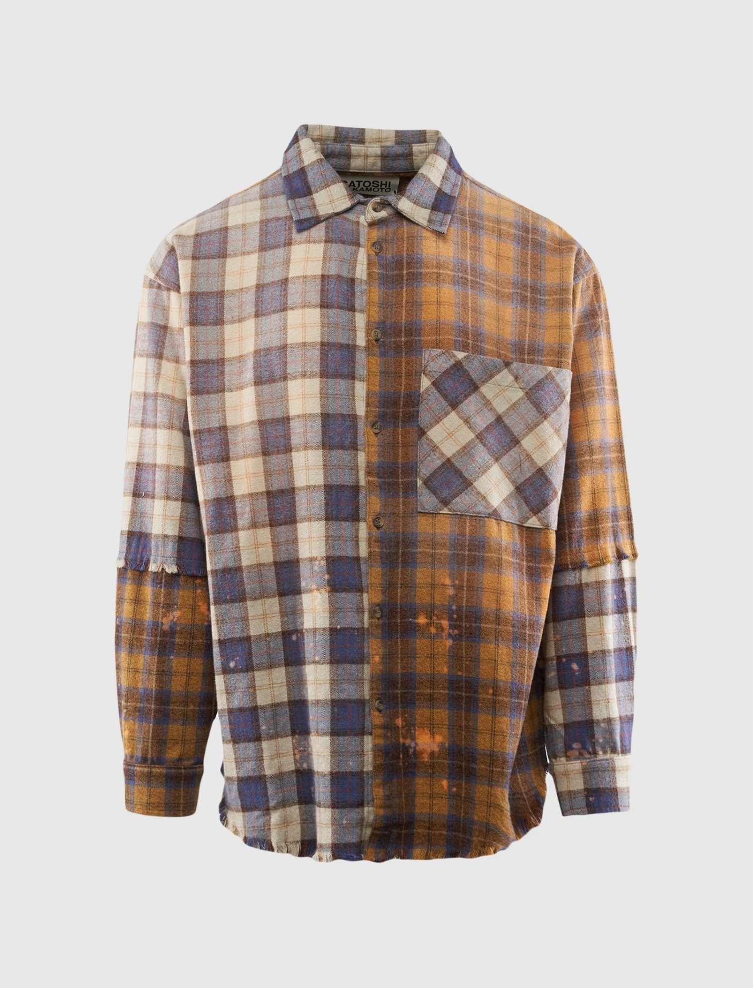 PATCHWORK FLANNEL SHIRT 1 PATCHWORK FLANNEL SHIRT