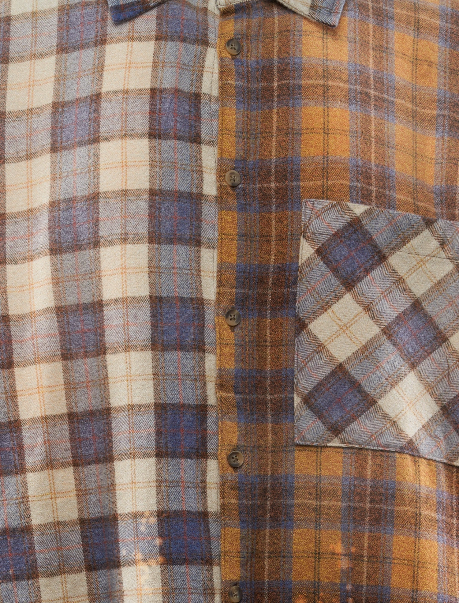 PATCHWORK FLANNEL SHIRT 2 PATCHWORK FLANNEL SHIRT - Image 2
