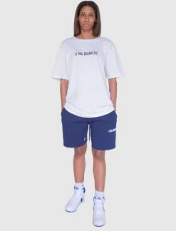 BAR LOGO SWEATSHORT -Men Fashion SUB 004V1 NVY 4