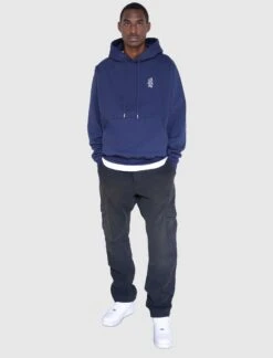 CURSIVE LOGO HOODIE 13 CURSIVE LOGO HOODIE -Men Fashion SUK 013 NVY 4