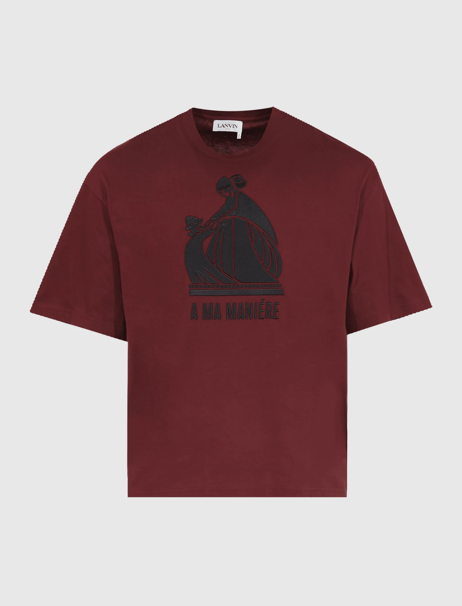 A MA MANIÉRE EMBROIDERED OVERSIZED LOGO TEE 1 A MA MANIÉRE EMBROIDERED OVERSIZED LOGO TEE