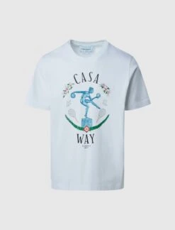 Casablanca STATUE EN MARBRE PRINTED TEE