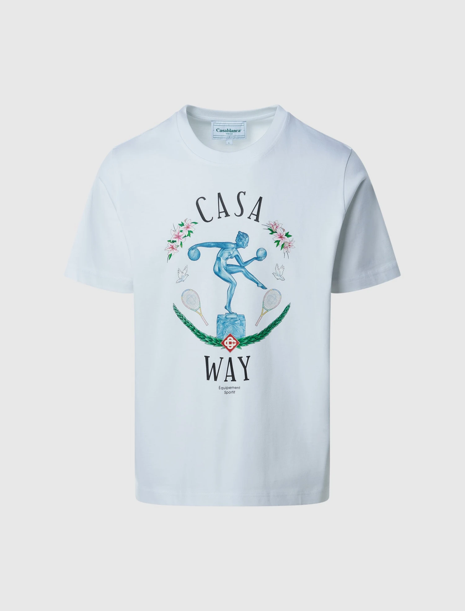 Casablanca STATUE EN MARBRE PRINTED TEE 1 Casablanca STATUE EN MARBRE PRINTED TEE